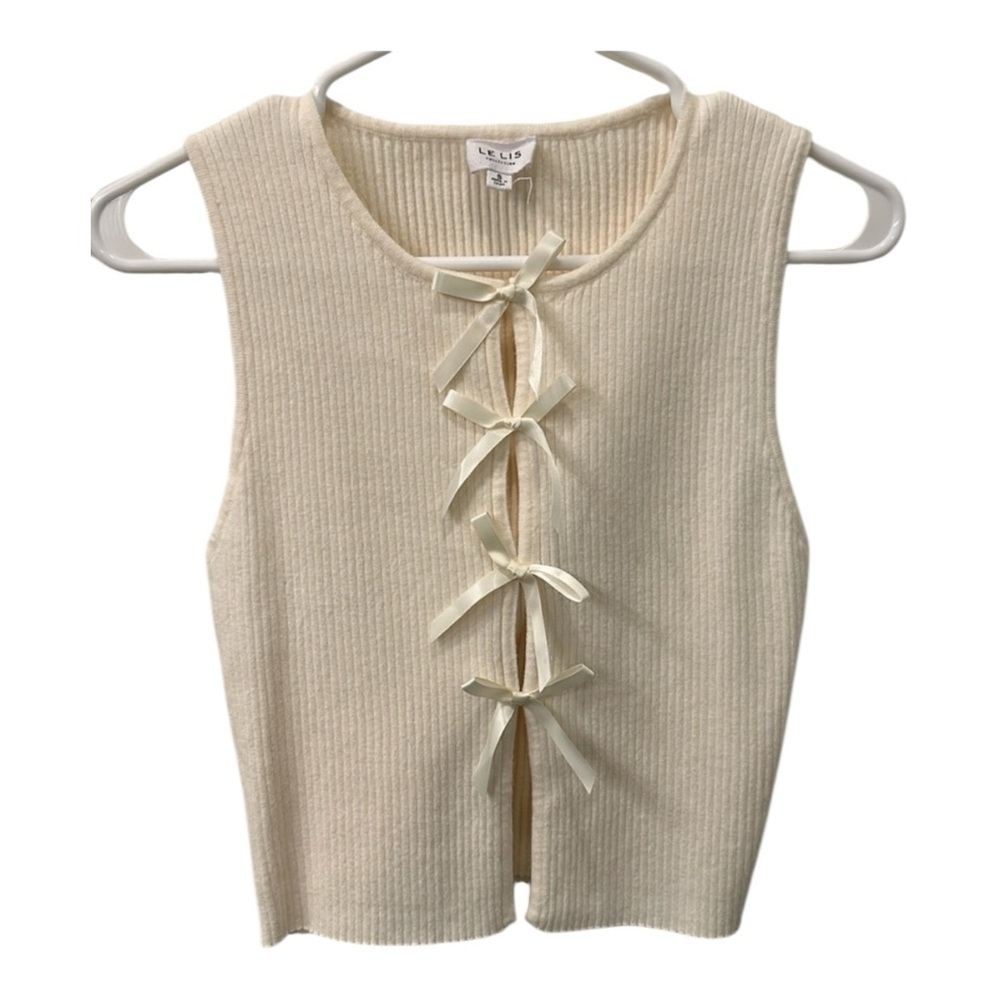 Le Lis Ivory Top with Ribbon Accents Small